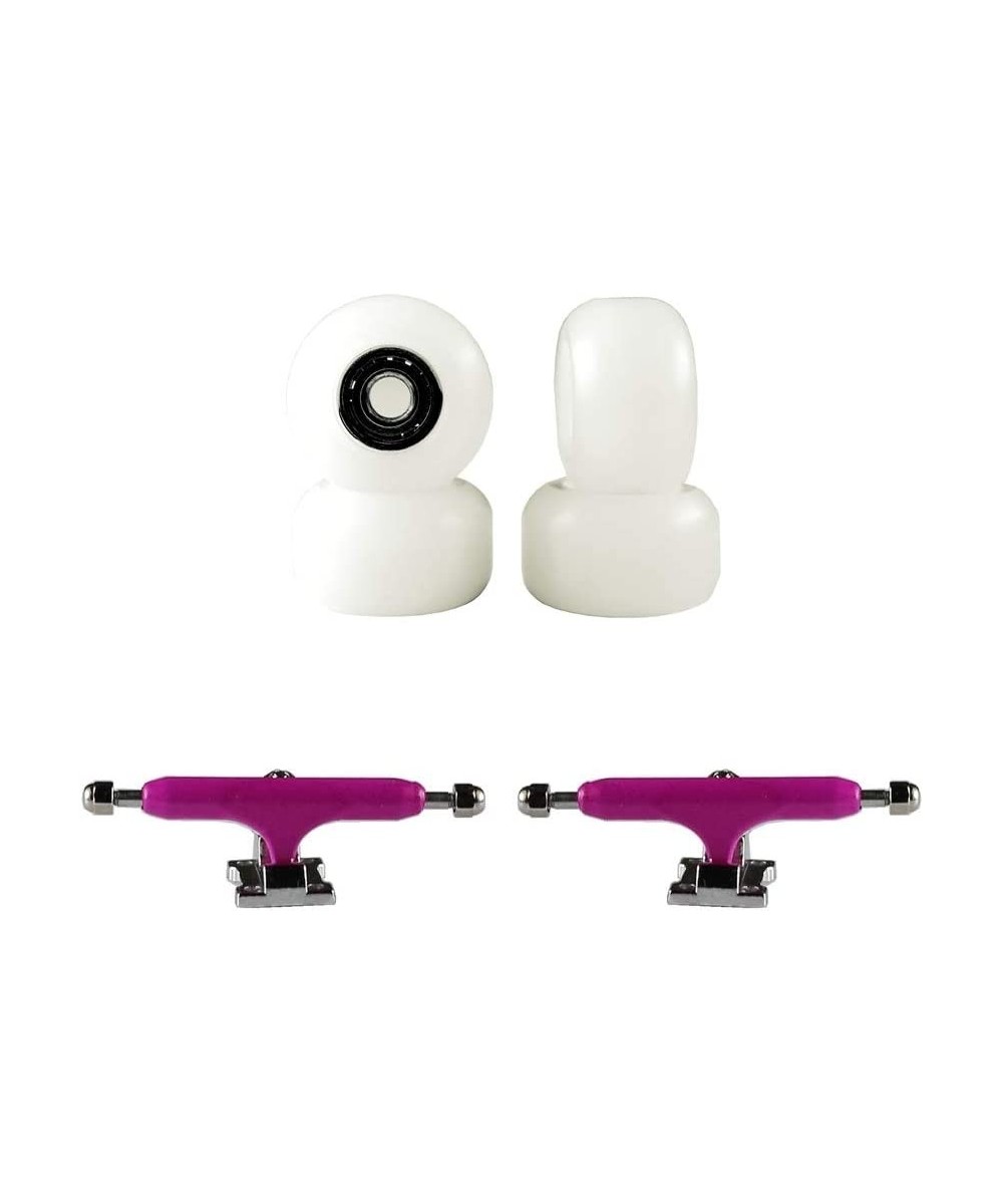 Fingerboards Parts( PRO Fourth Generation) White Wheels (Gift Eagle Trucks Pink) $39.23 Finger Toys