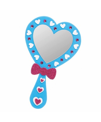 AX740 Heart Mirror Kits - Pack of 4 Foam Craft Project for Kids Children's Arts and Crafts Fantasy Parties Gifts Keepsakes $1...