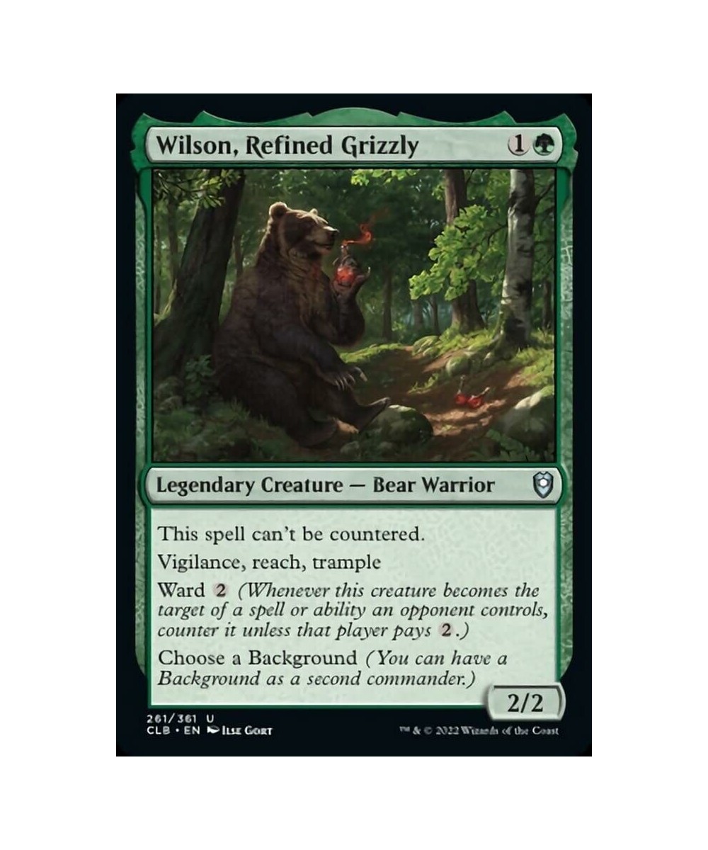 Magic: the Gathering - Wilson Refined Grizzly (261) - Foil - Battle for Baldur's Gate $11.40 Trading Cards & Accessories