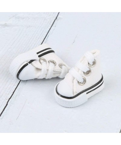 Mini Finger Shoes Skateboard Kits Cute Canvas Sneaker Skate Board Shoes Dance Shoesfor Finger Breakdance Fingerboard Doll Sho...