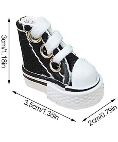 Mini Finger Shoes Skateboard Kits Cute Canvas Sneaker Skate Board Shoes Dance Shoesfor Finger Breakdance Fingerboard Doll Sho...