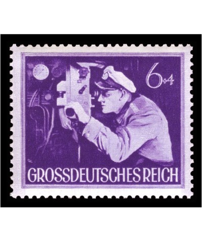 U-BOOT COMMANDER ON PERISCOPE TAKES AIM on this RARE ORIGINAL WW2 NAZI STAMP! MINT CONDITION! $17.91 Collectibles Display & S...