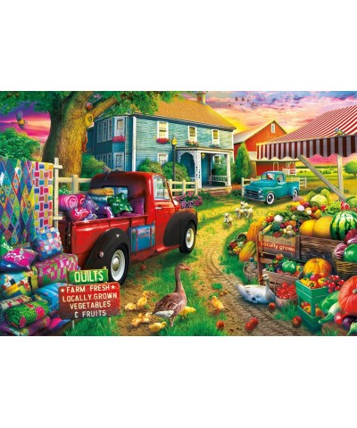 Quilt Farm - 2000 Piece Jigsaw Puzzle $25.08 Jigsaw Puzzles