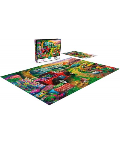 Quilt Farm - 2000 Piece Jigsaw Puzzle $25.08 Jigsaw Puzzles