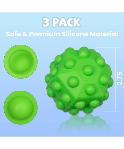 Pop it Ball Fidget Toy Easter Pop Stress Balls 3D Unique Hexagon Push Its Bubble Silicone Sensory Ball Anxiety Relief Toys Pa...