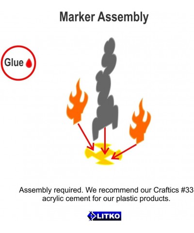 Micro Flaming Wreckage Markers (10) $22.25 Game Accessories