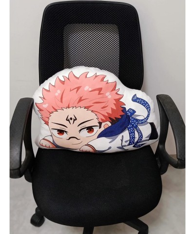 19" Jujutsu Kaisen Ryomen Sukuna Plush Throw Pillow & Keychain Anime Plushies Suit Cartoon JJK Plushie Pillows Soft Stuffed S...