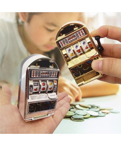 Mini Slot Machine Toy 1 Pcs Funny Toy Mini Lucky Slot Machine Bank with Spinning Reel Creative Festival Gift Birthday Cake De...