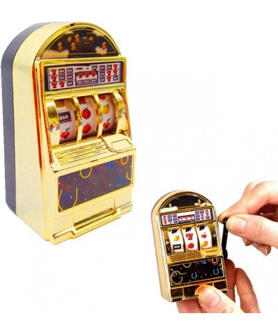 Mini Slot Machine Toy 1 Pcs Funny Toy Mini Lucky Slot Machine Bank with Spinning Reel Creative Festival Gift Birthday Cake De...