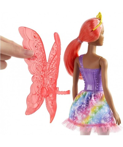 Dreamtopia Fairy Doll 12-inch with Pink Hair Light Pink Legs & Wings Gift for 3 to 7 Year Olds $18.61 Dolls