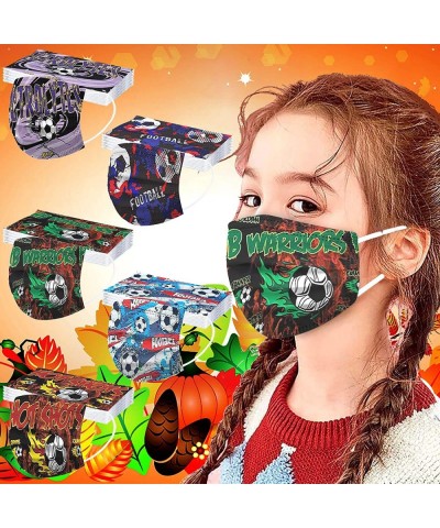 50 Pcs Kids Disposable Face_Masks Printed Facemasks for Children Back to School Breathable Boys Girls Mouth Cover $16.03 Kids...