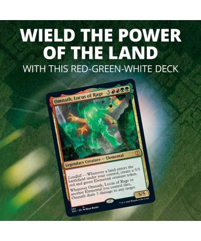 Magic: The Gathering Zendikar Rising Commander Deck – Land's Wrath | 100 Card Ready-to-Play Deck | 1 Foil Commander | Red-Gre...