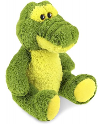 Plush Alligator Stuffed Animal - Soft Fur Huggable Sitting Green Alligator Adorable Playtime Plush Toy Cute Animal Cuddle Gif...