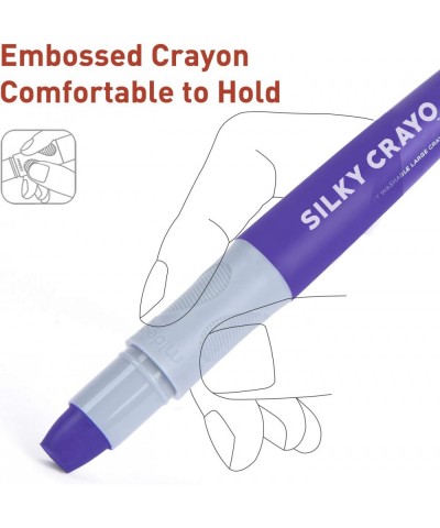 Silky Jumbo Crayons For Toddler - 36 Colors Non-Toxic Baby Crayons Twistable Chunky Crayons Window Caryons Kids Art Tools $47...