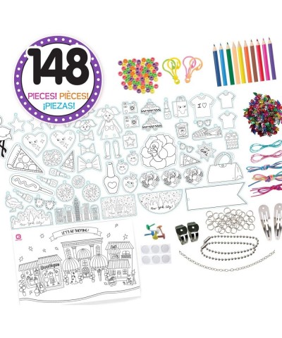 Shrink Craft 148 Pieces Pack for Kids Arts Crafts for Ages 6-12 Heat Craft Art DIY Activity Educational Fun Toy Kits Fun Crea...