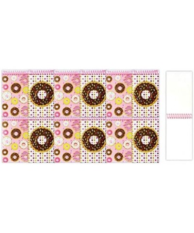 Donuts Birthday Party Favor Set (12 multi-point pencils 12 self-inking stampers 12 sticker sheets 12 small spiral notepads) D...