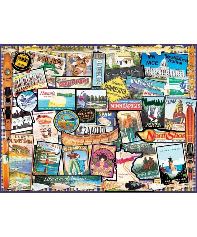 I Love Minnesota - 1000 Piece Jigsaw Puzzle $35.59 Jigsaw Puzzles