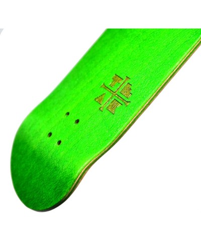 Prolific Wooden Fingerboard Deck Ghillie Green - 32mm x 97mm - Handmade Pro Shape & Size - Five Plies Wood Veneer - Includes ...