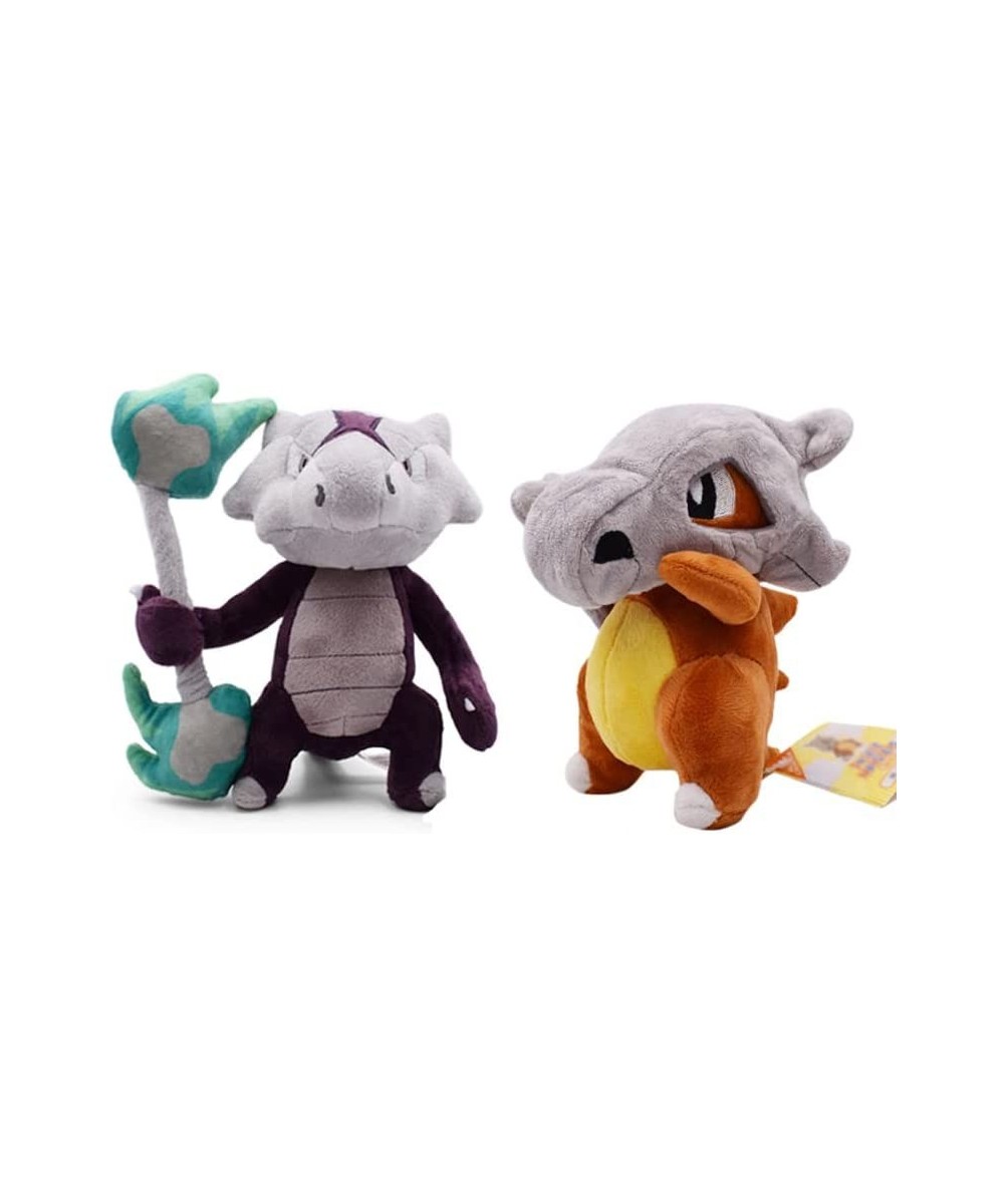 Cartoon Funny Mask Cubone & Marowak Plush Toys 7 Inch Cubone with Mask and 8 Inch Marowak Stuffed Dolls Cute Figures for Chil...