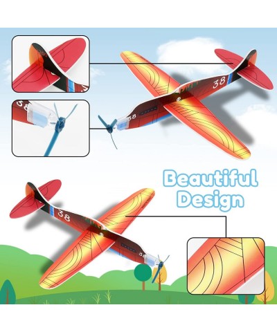 36 Pack 8 Inch Glider Planes -Birthday Favors Lightweight Paper Airplanes Individually Packed Outdoor Flying Toys Party Favor...