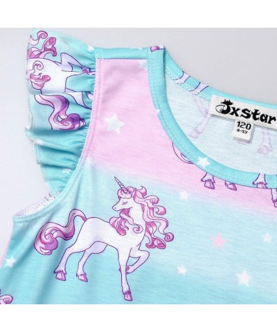 Jxstar Matching Girls&Doll Nightgowns Pajamas Princess Sleepwear Flutter Sleeve Night Dresses $42.51 Doll Accessories