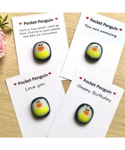 A Little Pocket Penguin Hug Mini Cute Little Pocket Penguin Animal Decoration Comes with an Encouraging Text Card A Warm Gift...