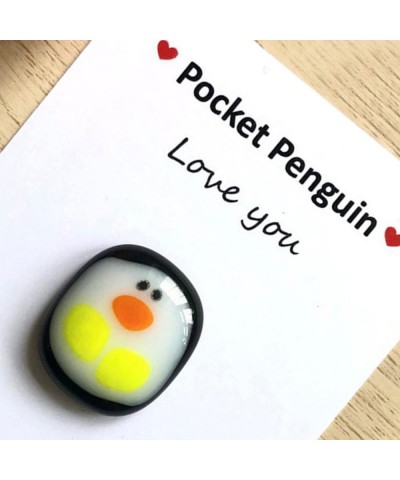 A Little Pocket Penguin Hug Mini Cute Little Pocket Penguin Animal Decoration Comes with an Encouraging Text Card A Warm Gift...