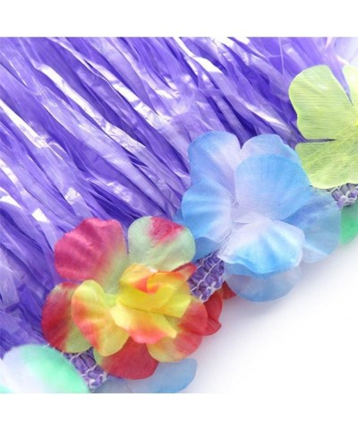 Hawaiian Luau Hula Grass Skirt with Large Flower Costume Set for Dance Performance Party Decorations Favors Supplies $24.68 K...