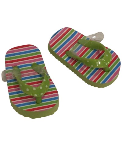 Flip Flops for Dolls - Flip Flops Fits All 18 inch Dolls (Green Polka dot) $15.98 Doll Accessories