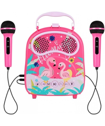 Karaoke Machine for Kids Two Microphones Toddler Singing Karaoke Speaker Voice Changer Portable Activities for Party Christma...