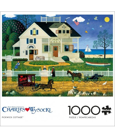 Charles Wysocki - Pickwick Cottage - 1000 Piece Jigsaw Puzzle $24.47 Jigsaw Puzzles