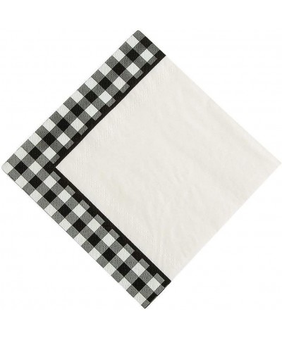 Black Gingham Beverage Napkin for Party - Party Supplies - Print Tableware - Print Napkins - Party - 16 Pieces $16.42 Kids' P...