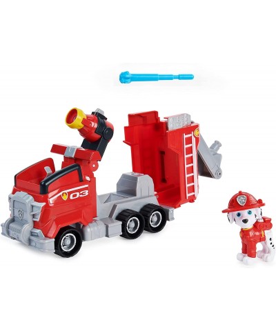 Paw Patrol Marshall’s Deluxe Movie Transforming Fire Truck Toy Car with Collectible Action Figure Kids Toys for Ages 3 and up...