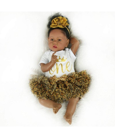 Reborn Baby Doll Black 20 Inch Realistic American African Reborn Baby Doll Girl $104.77 Dolls