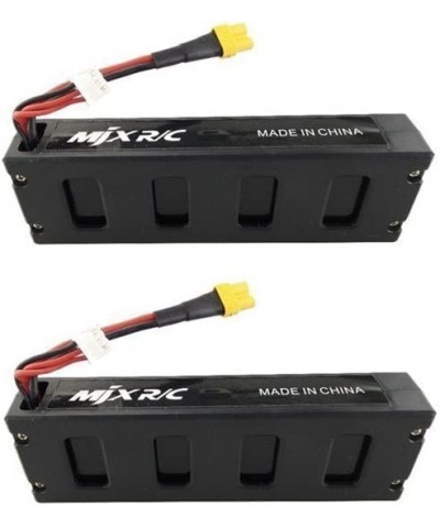 2Pcs 7.4V 1800mAh Li Battery for MJX B3 Bugs 3 B3H Bugs 3H F17 F100 Brushless Four-axis Aircraft RC Drone Helicopter Battery ...