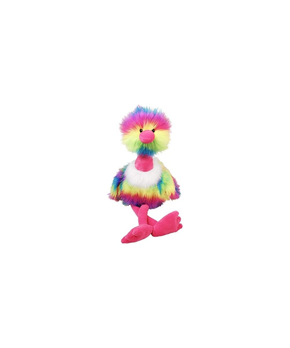 Wishpets Stuffed Animal Plush 12" Sitting Rainbow Ostrich Momma Pink $38.14 Stuffed Animals & Teddy Bears