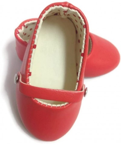 Red Flats Dress Shoes for 18 inch Dolls $16.43 Dolls