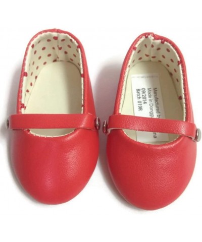 Red Flats Dress Shoes for 18 inch Dolls $16.43 Dolls