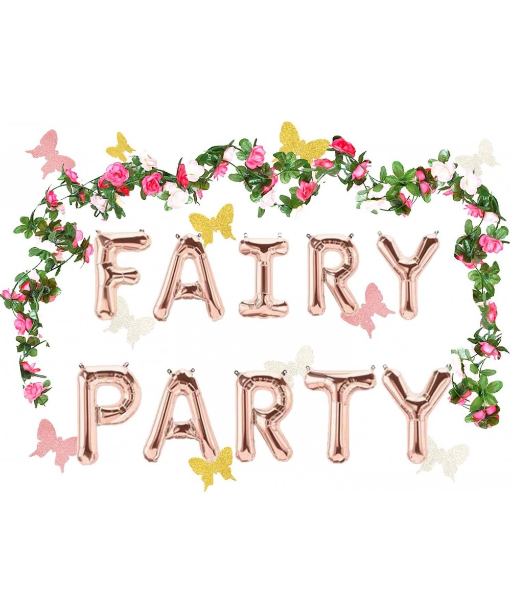 3 PCS Fairy Party Balloon Fairy Party Decoration Fairy Party Favors Fairy Garden Decoration for Fairy Theme Birthday Wedding ...