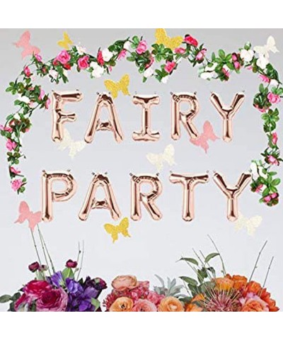 3 PCS Fairy Party Balloon Fairy Party Decoration Fairy Party Favors Fairy Garden Decoration for Fairy Theme Birthday Wedding ...