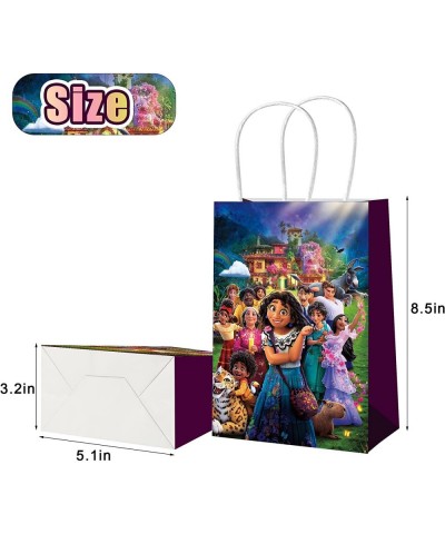 24 Pcs Encanto Party Gift Bags Magic Movie Party Supplies/Encanto Candy bags Tote bags Gift Bags for Kids Paper Favor Packs A...