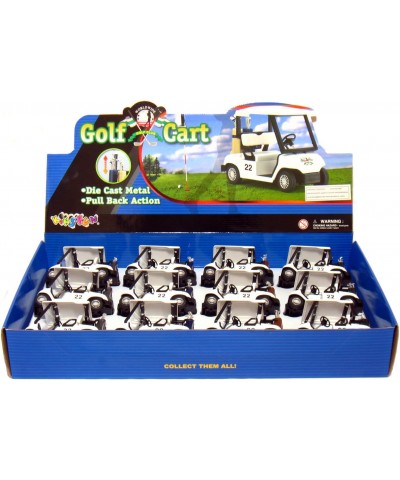 Box of 12 White Golf Carts 4Ã‚½ Die-cast Metal with Pull Back n Go Action. by Box of 12 Die-cast Vehicles $102.43 Toy Vehicle...