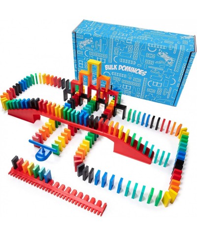 Pro-Domino Kit | Dominoes Set STEM STEAM Small Toys Family Games for Kids Kids Toys and Games Building Toppling Chain Reactio...