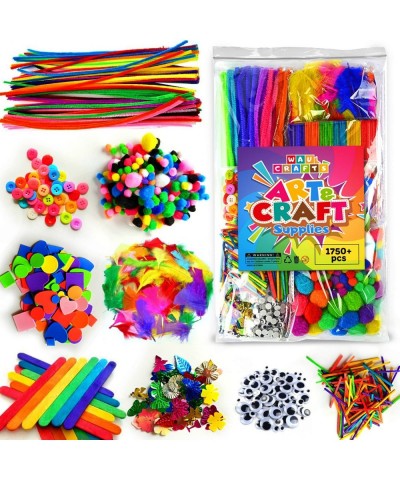 Arts and Crafts Supplies for Kids - 1750 pcs Crafting for School Kindergarten Homeschool - Supplies Set for Kids Craft Art - ...