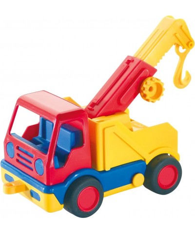 Wader Basics Tow Truck Toy For Kids with Noise-Canceling Rubber Tires & with Working Winch $47.76 Kids' Play Trucks