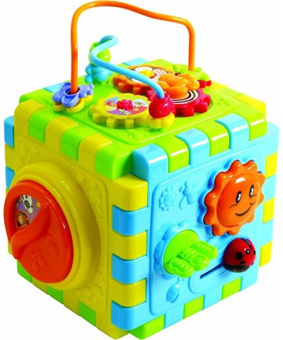 Discovery Cube Wind Up Music Toys Baby Activity Play Centers for Kids Infants Educational Musical Play Cube Preschool Toys fo...