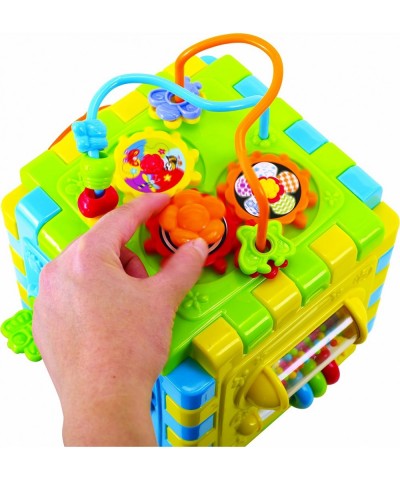 Discovery Cube Wind Up Music Toys Baby Activity Play Centers for Kids Infants Educational Musical Play Cube Preschool Toys fo...