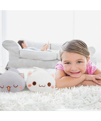 Super Soft Cute Cat Doll Plush Toy Cute Cat Pillow Bed Accompany Sleeping Doll (White Round Eyes 50cm-19.6 in) $45.65 Kids' P...