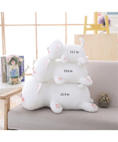 Super Soft Cute Cat Doll Plush Toy Cute Cat Pillow Bed Accompany Sleeping Doll (White Round Eyes 50cm-19.6 in) $45.65 Kids' P...