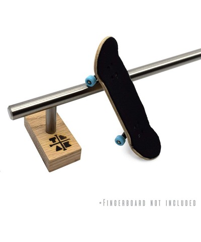 Round Fingerboard Rail - Mini Edition - Silver Colorway - 7.25" Long 1.75" Tall - Prolific Series $27.25 Finger Toys